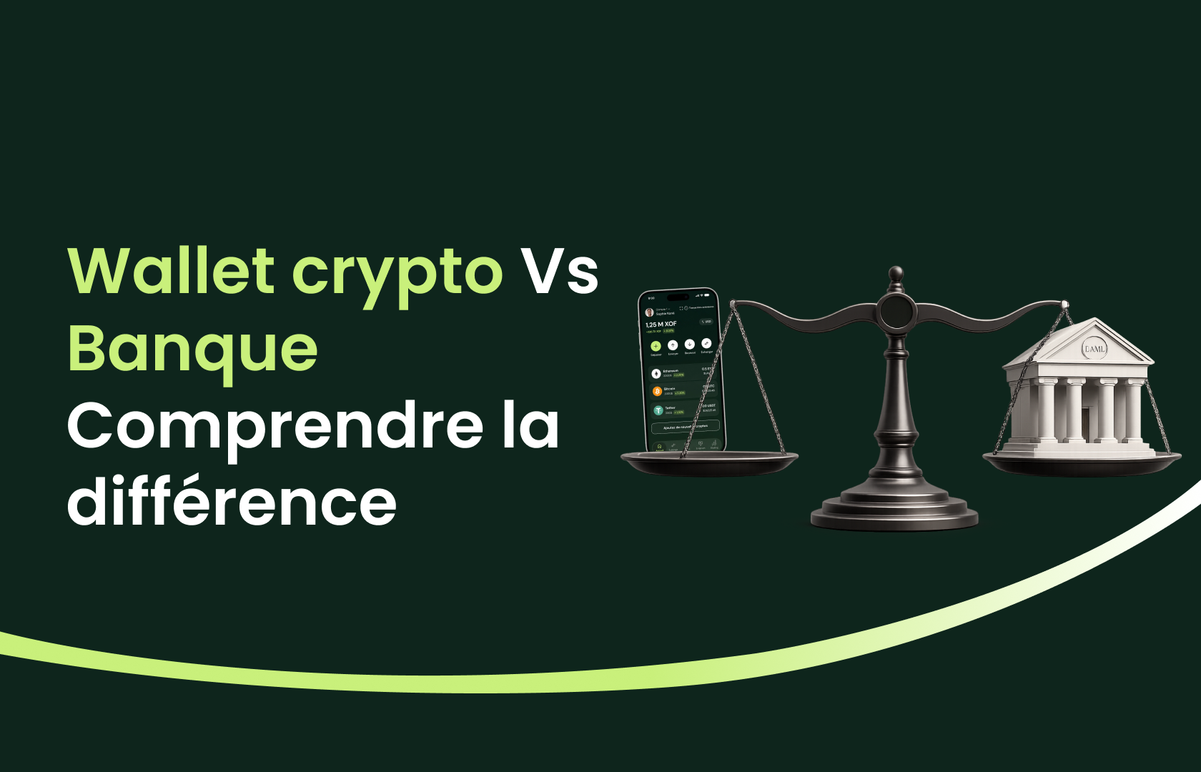 Difference entre Wallet Crypto vs Banque