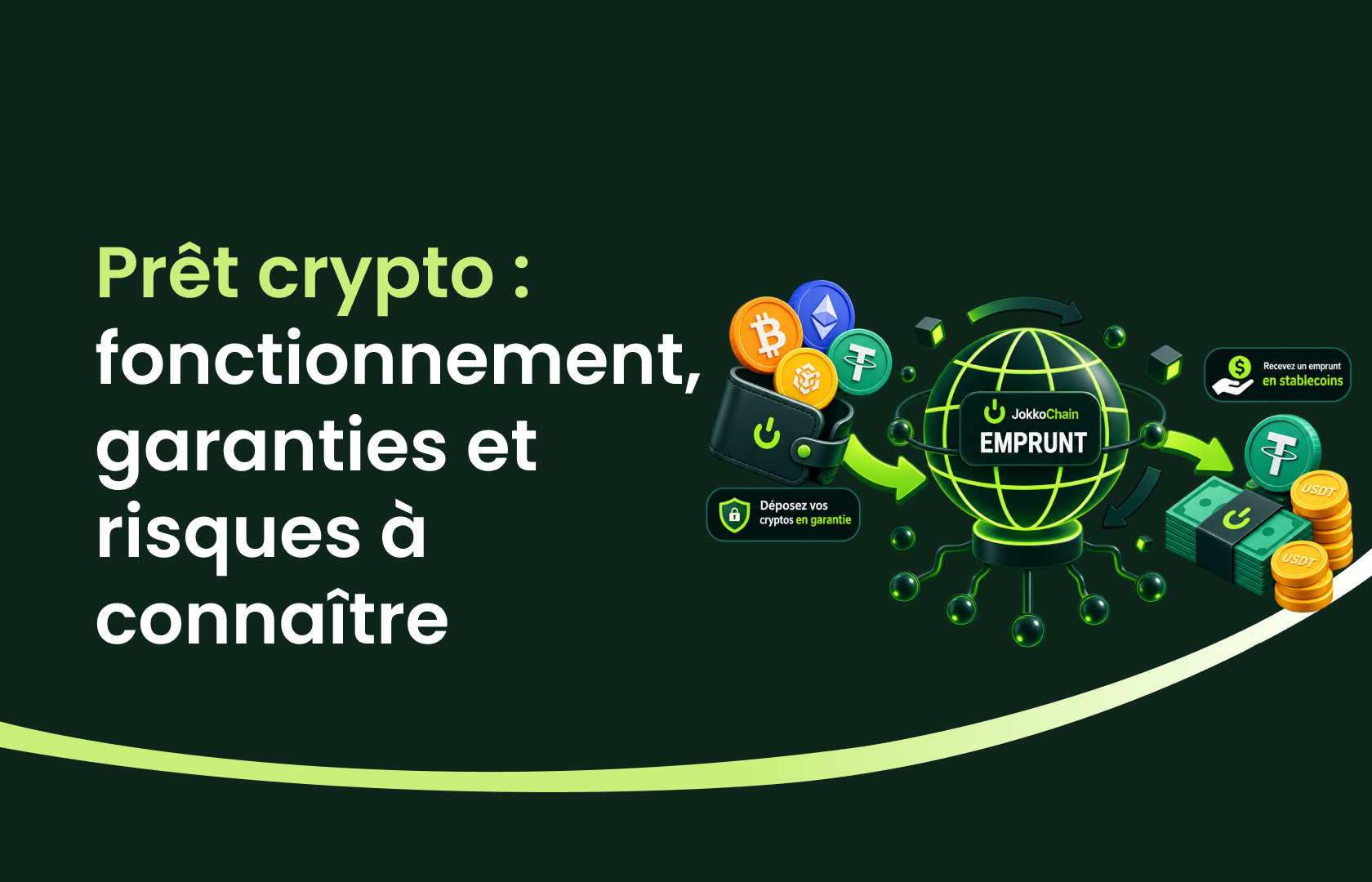 Les prêts cryptos : fonctionnement et risques à connaître